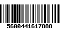 Código de Barras 5600441617888