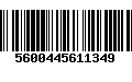 Código de Barras 5600445611349