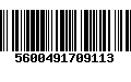 Código de Barras 5600491709113