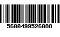 Código de Barras 5600499526088