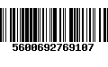 Código de Barras 5600692769107