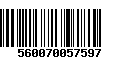 Código de Barras 560070057597