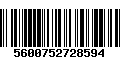 Código de Barras 5600752728594