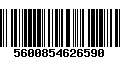 Código de Barras 5600854626590