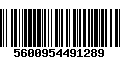 Código de Barras 5600954491289