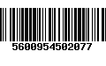 Código de Barras 5600954502077