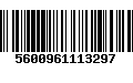 Código de Barras 5600961113297