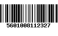 Código de Barras 5601008112327