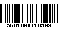 Código de Barras 5601009110599