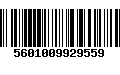 Código de Barras 5601009929559