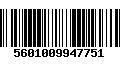 Código de Barras 5601009947751