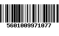 Código de Barras 5601009971077