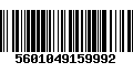 Código de Barras 5601049159992