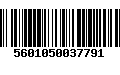 Código de Barras 5601050037791