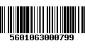 Código de Barras 5601063000799