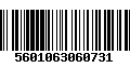 Código de Barras 5601063060731