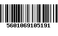 Código de Barras 5601069105191