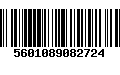 Código de Barras 5601089082724