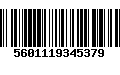 Código de Barras 5601119345379