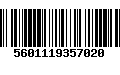 Código de Barras 5601119357020