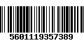 Código de Barras 5601119357389