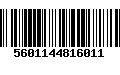 Código de Barras 5601144816011