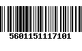 Código de Barras 5601151117101