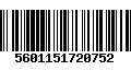 Código de Barras 5601151720752