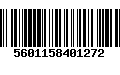 Código de Barras 5601158401272