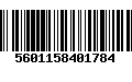 Código de Barras 5601158401784