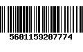 Código de Barras 5601159207774