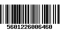 Código de Barras 5601226006460