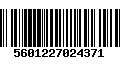 Código de Barras 5601227024371