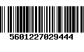 Código de Barras 5601227029444