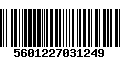 Código de Barras 5601227031249