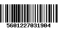 Código de Barras 5601227031904