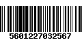 Código de Barras 5601227032567