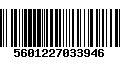 Código de Barras 5601227033946