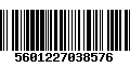 Código de Barras 5601227038576