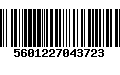 Código de Barras 5601227043723