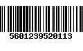 Código de Barras 5601239520113