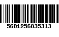 Código de Barras 5601256835313