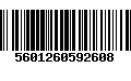 Código de Barras 5601260592608