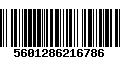 Código de Barras 5601286216786