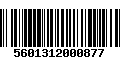 Código de Barras 5601312000877