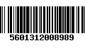 Código de Barras 5601312008989