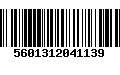 Código de Barras 5601312041139