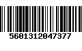 Código de Barras 5601312047377