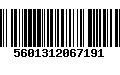 Código de Barras 5601312067191