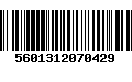 Código de Barras 5601312070429